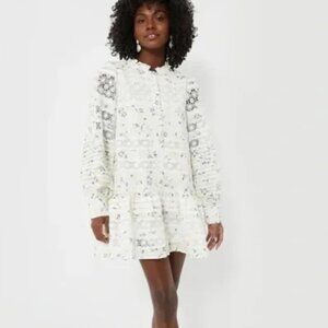 Tuckernuck: En Saison Lou lou white mini dress Elegant White Lace Dress